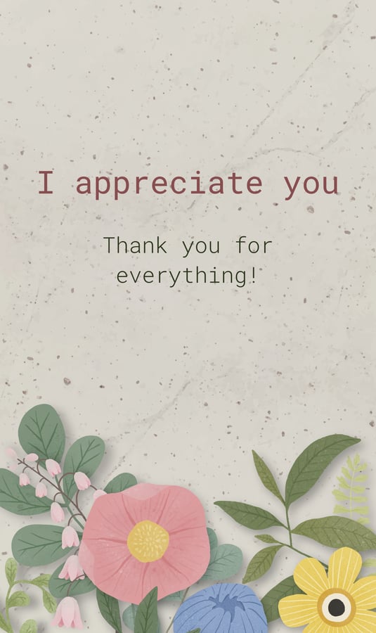 Appreciation