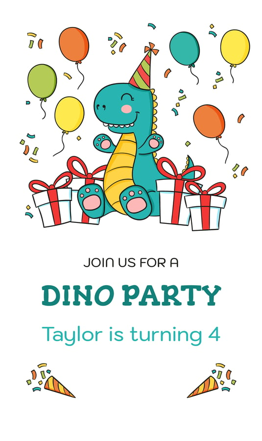 Join Us Dino Party