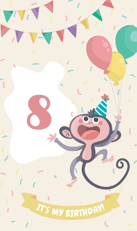 Monkey Its My Birthday